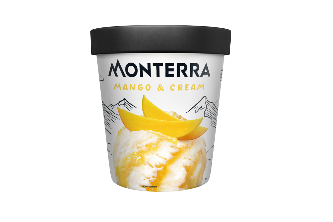 

Мороженое Monterra Манго-Сливки 281 г