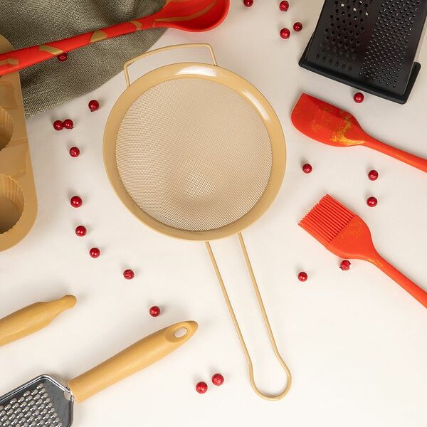 Сито с ручкой, O'Kitchen, 18 см, в ассортименте