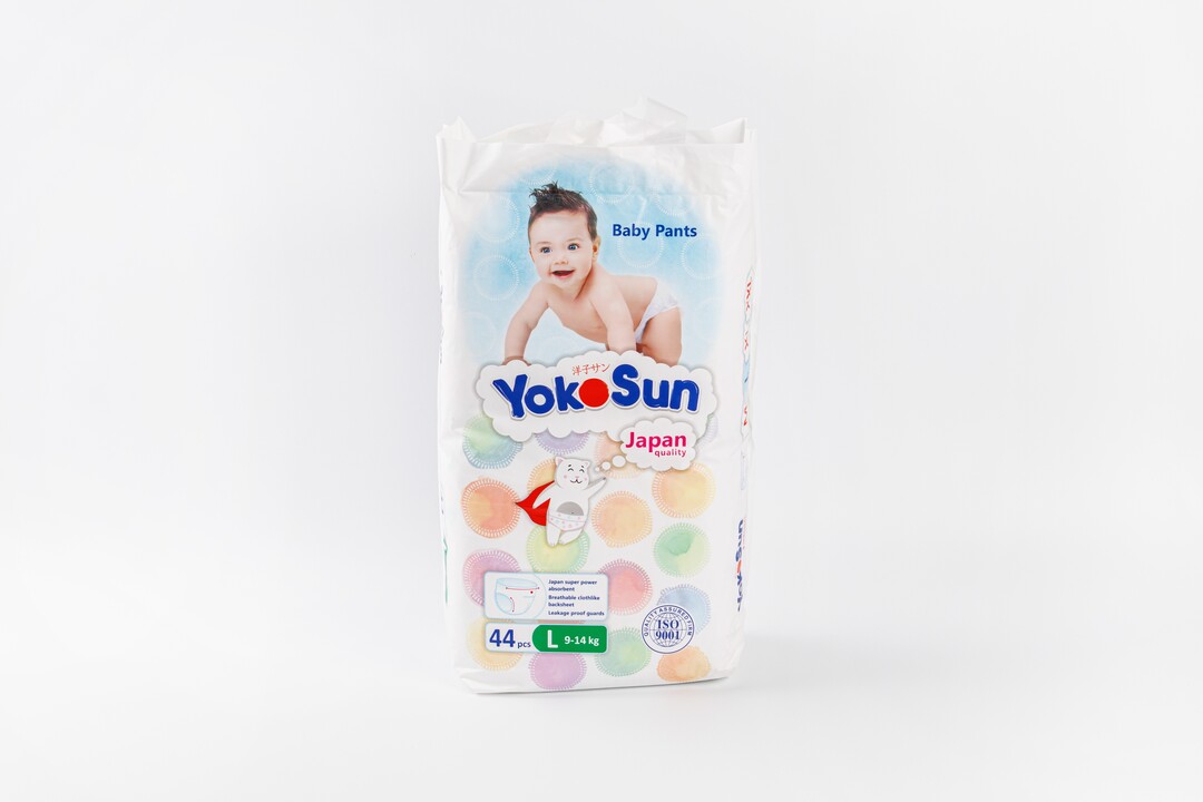 

Подгузники-трусики YokoSun L 9-14 кг 44 шт.