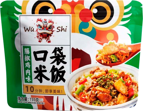 

Рис Wu Shi со вкусом курицы и сычуаньского перца 155 г