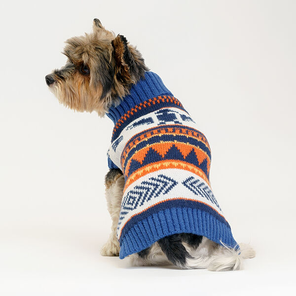 Свитер Petmax для кошек и собак, M, синий