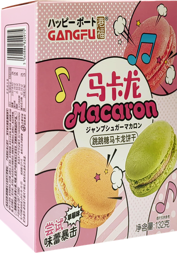 

Печенье макарон Gang-Fu со вкусом клубники 132 г