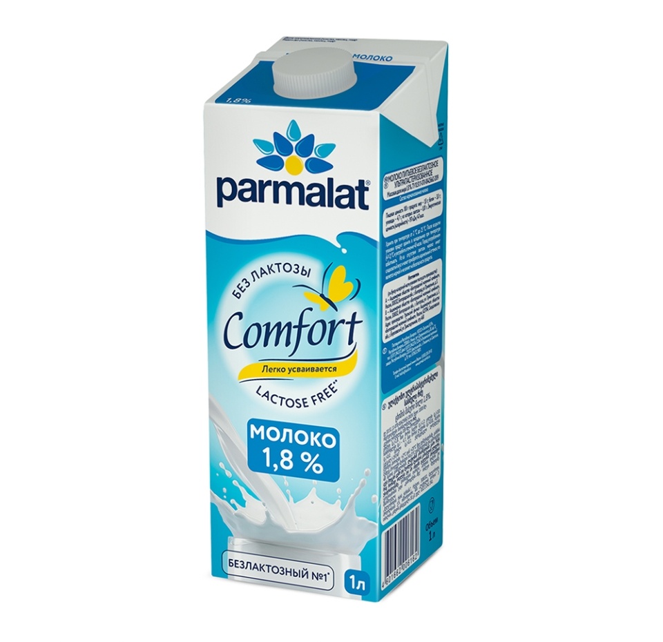 

Молоко Parmalat Comfort Безлактозное 1.8% 1 л