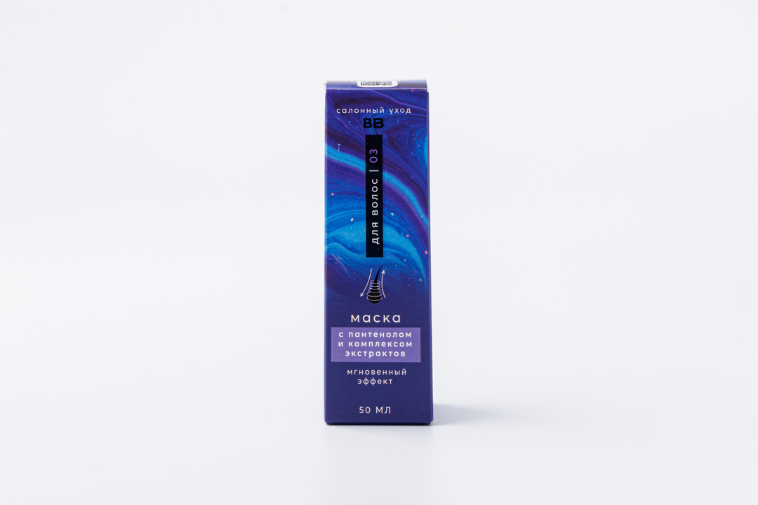 

Маска для волос ВкусВилл Мгновенный эффект с пантенолом и комплексом экстрактов 50 мл