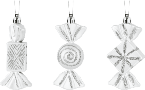 

Набор украшений елочных Homeclub Конфетки 9 см, в ассортименте