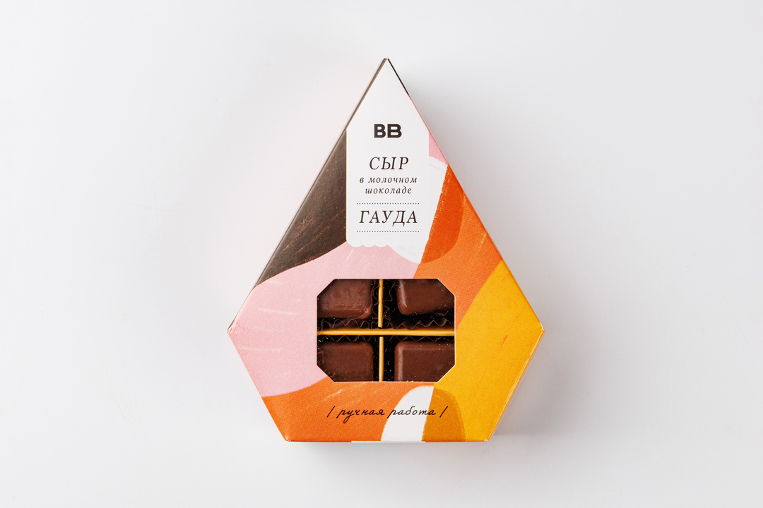 

Сыр в молочном шоколаде ВкусВилл Гауда 80 г