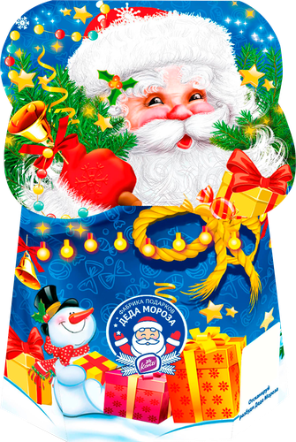 

Набор кондитерских изделий Konti Новогодний Подарок Рюкзачок-Дед Мороз 500 г