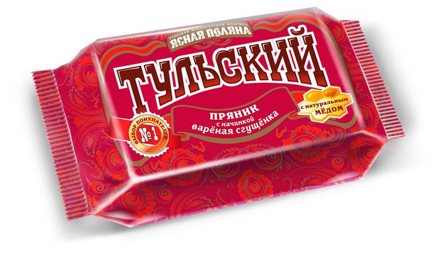 

Пряник тульский Ясная Поляна с вареной сгущенкой 45 г
