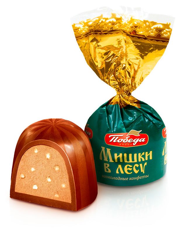 

Конфеты Победа вкуса Мишки в лесу весовые