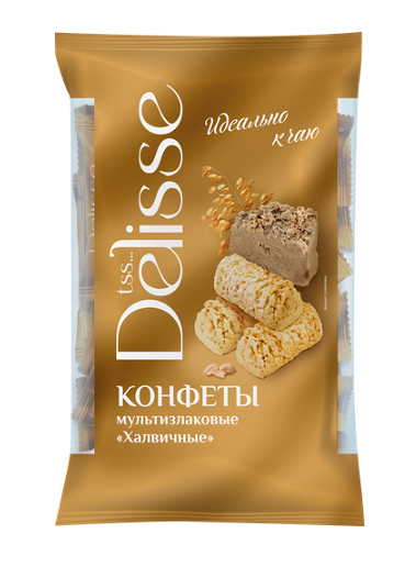Конфеты мультизлаковые Delisse Халвичные 175 г