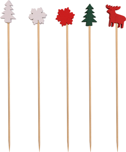 

Набор шпажек Homeclub Xmas, бамбук, 50шт