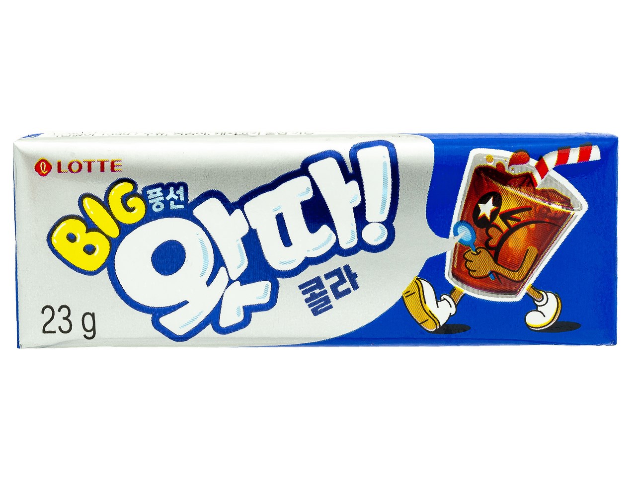 

Жевательная резинка Lotte Whatta Big Bubble Gum Cola вкус колы 23 г