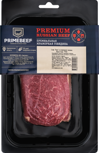

Стейк Primebeef Ранчо из мраморной говядины 250 г