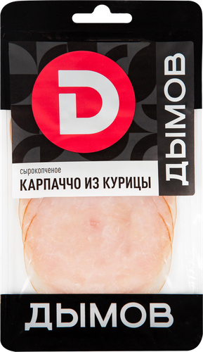 

Карпаччо Дымов из мяса кур нарезка 70 г