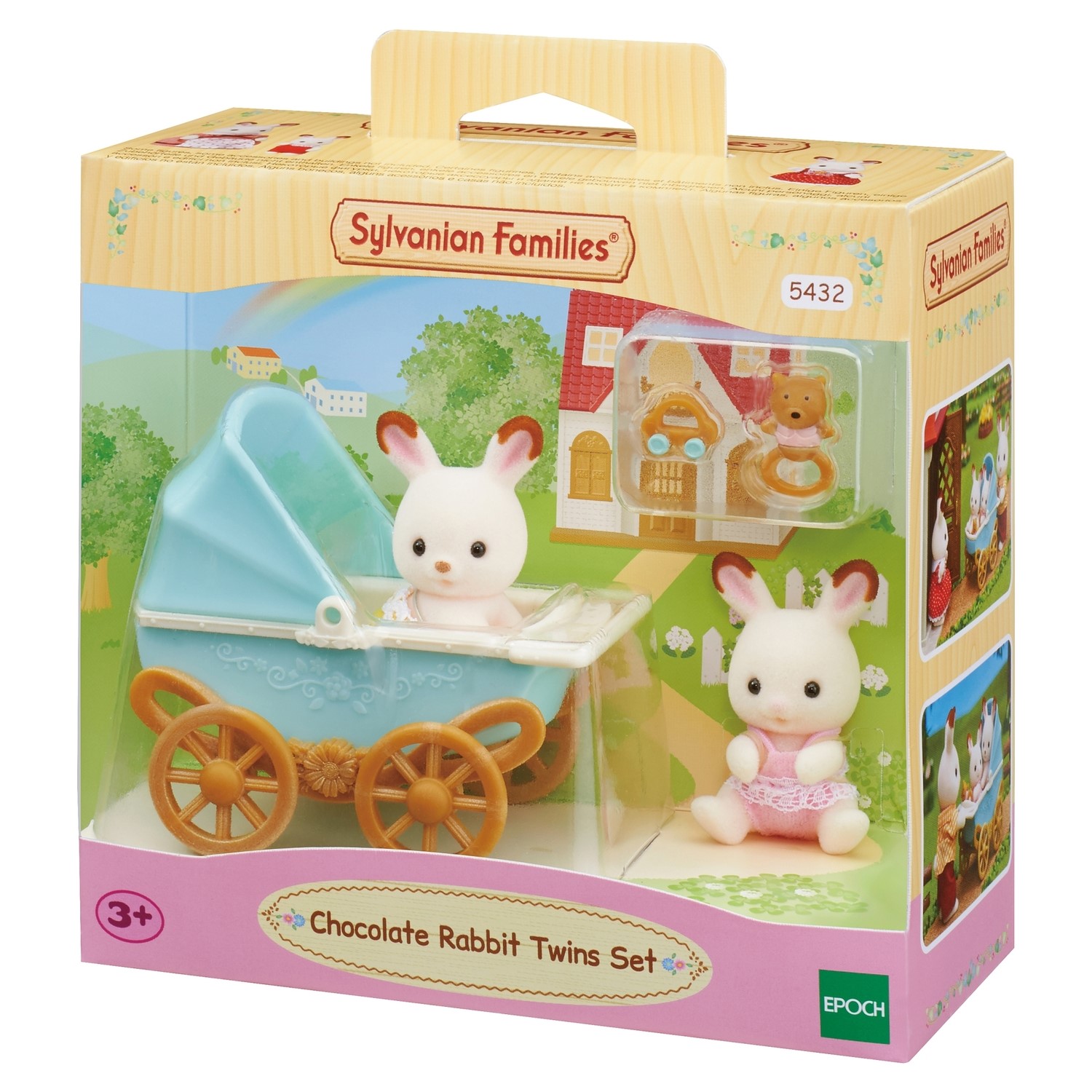 

Игровой набор Sylvanian Families Двойняшки в коляске