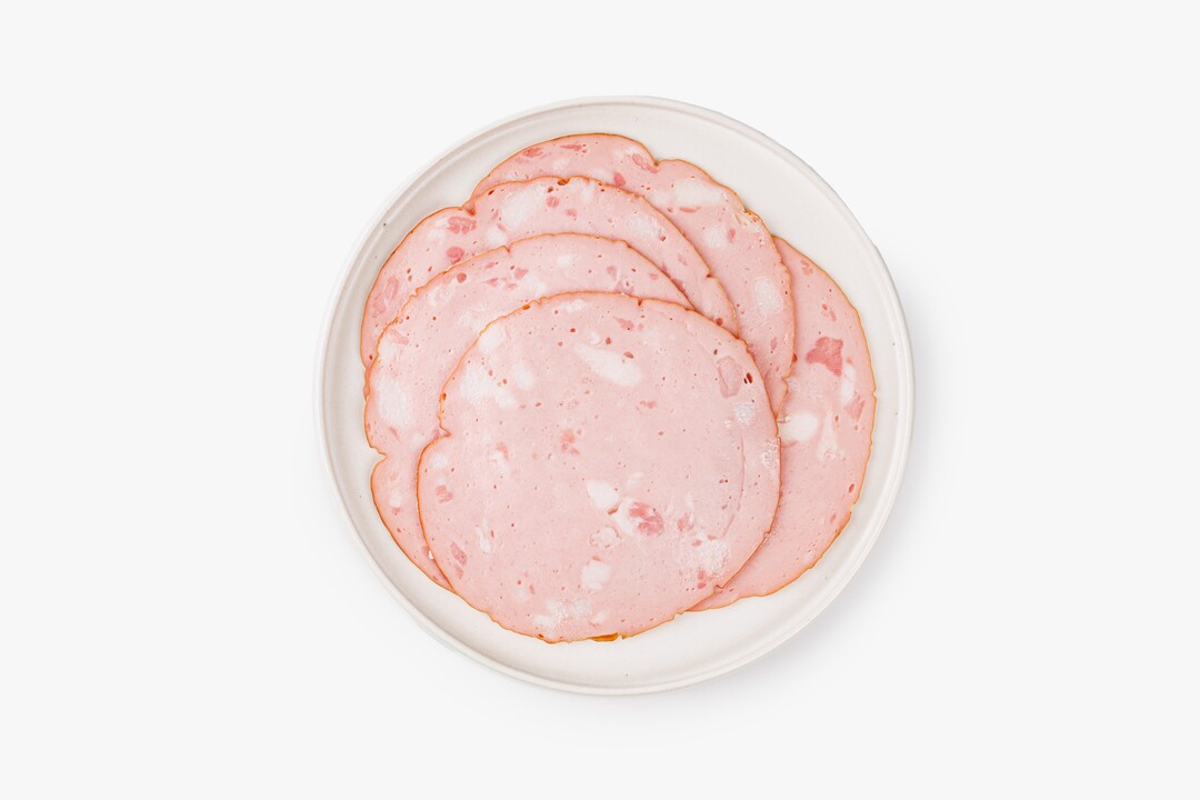 

Колбаса ВкусВилл вареная Мортаделла Трюфельная нарезка 120 г