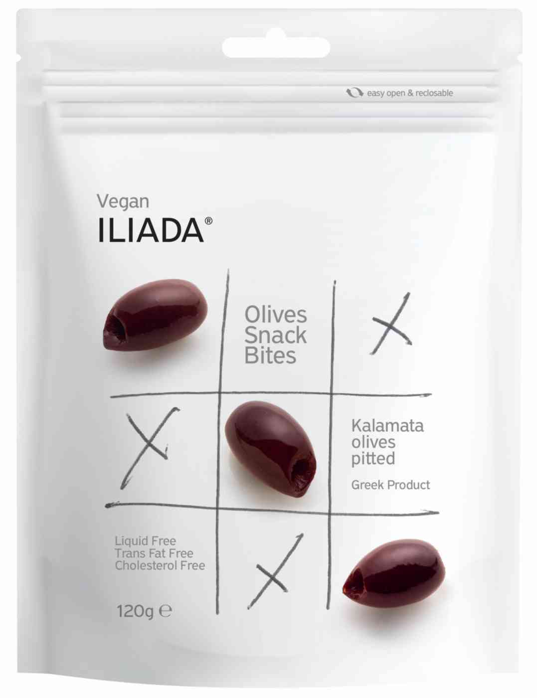 

Оливки Iliada Kalamata без косточки 120 г