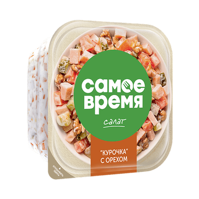 Салат Самое Время Курочка С Орехом 250г
