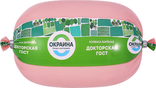 

Колбаса Окраина Докторская большой кусок п/а в/у вес