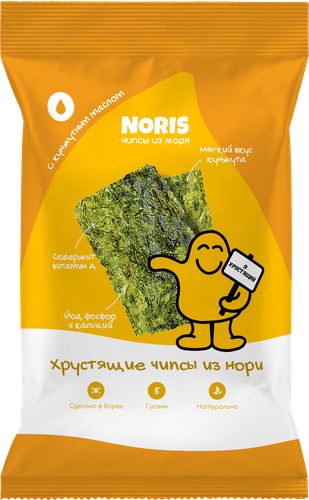 

Чипсы из нори Noris с кунжутным маслом 5 г