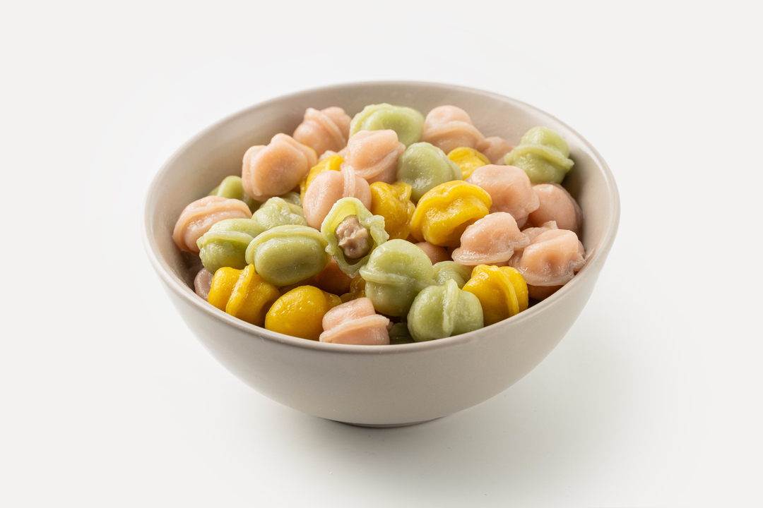 

Пельмени ВкусВилл микро с говядиной цветные 500 г