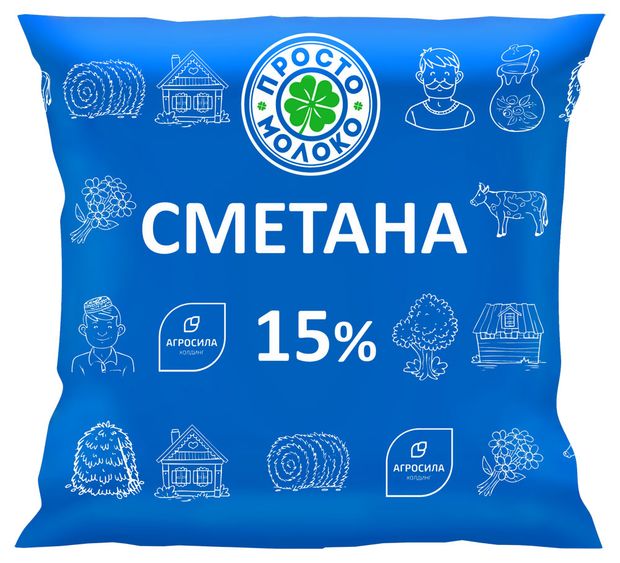 

Сметана Просто молоко 15%, 430 г