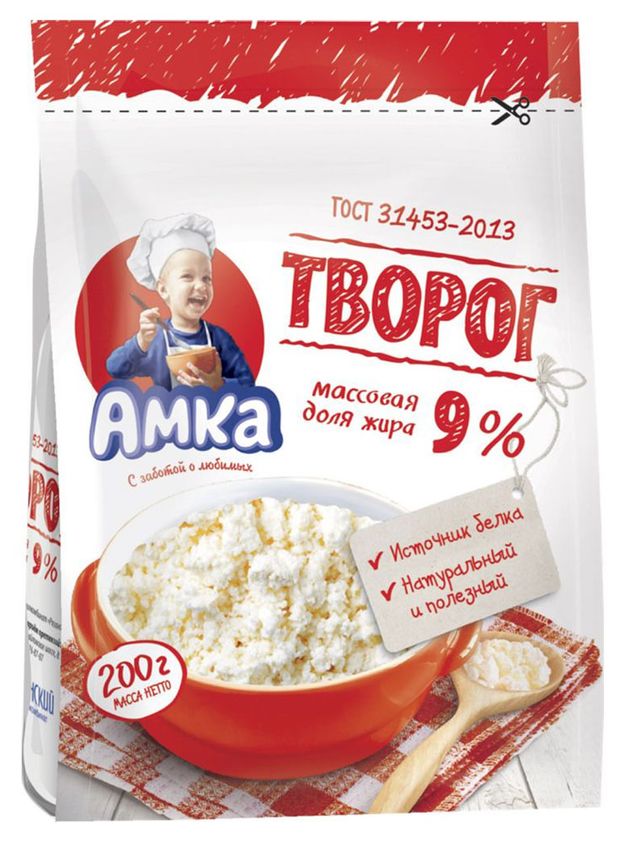 

Творог Амка 9%, 200г