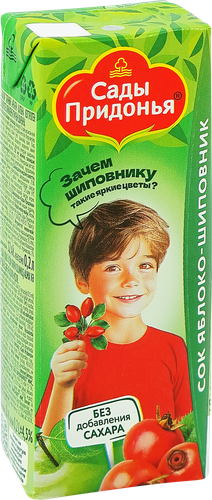 

Сок Сады Придонья Яблоко-шиповник 200 мл