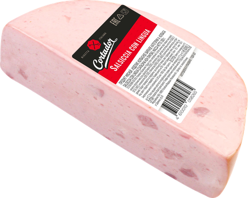 

Kолбаса Cortador Salsiccia Con Lingua варёная категории А 300 г