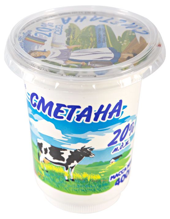 

Сметана Нижняя Тавда 20% 300 г