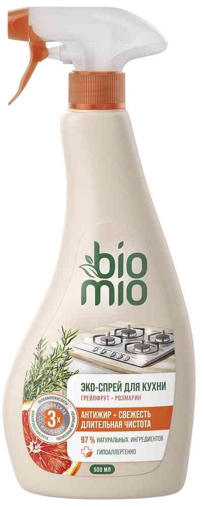 

Эко-спрей для кухни BioMio Грейпфрут розмарин 500 мл