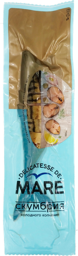 

Скумбрия Delicatesse De Mare атлантическая кусочки холодного копчения 230 г