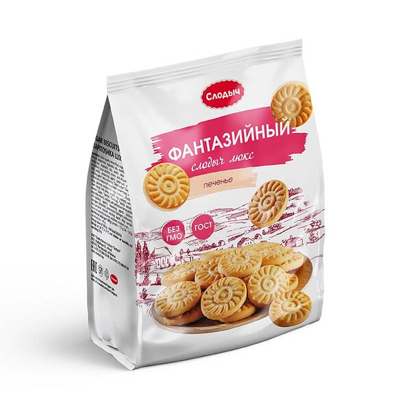 Печенье Фантазийный слодыч люкс 265г Слодыч