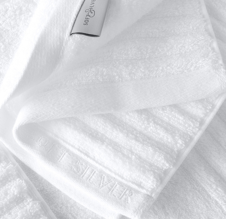 

Полотенце Soft Silver махровое, цвет Альпийский снег 30х30 см