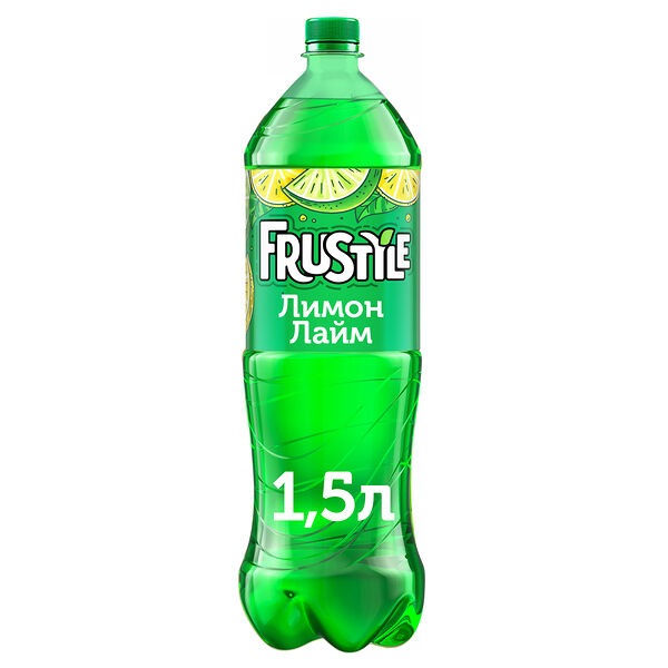 Газированный напиток Frustyle Лимон, лайм 1.5 л
