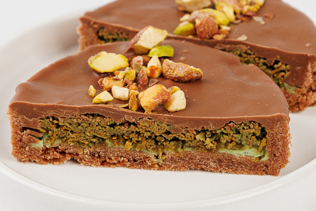 

Тарталетка ВкусВилл Дубайский шоколад солёная фисташка 90 г