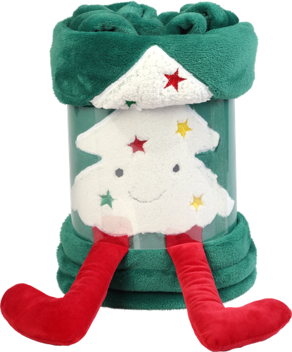 

Плед Homeclub Christmas Traditions с вышивкой 130х180 см, цвет в ассортименте