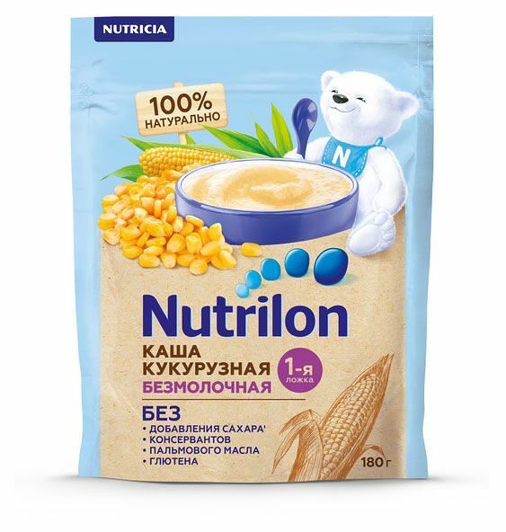 Каша кукурузная безмолочная Nutrilon, с 5 месяцев 180г