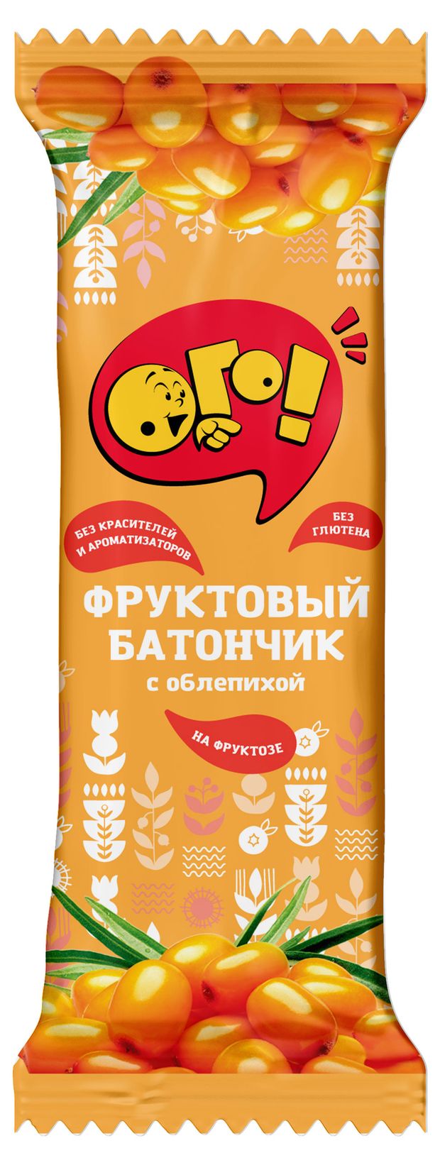 

Батончик фруктовый Ого! с облепихой 30 г