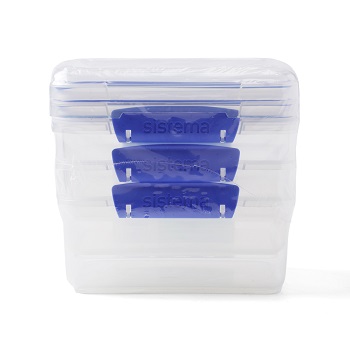 

Набор контейнеров Sistema "KLIP IT" 1 л 11.7 х 17.5 х 16 см 3 шт. Новая Зеландия