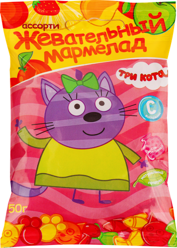 

Жевательный мармелад Три кота желейный 50 г