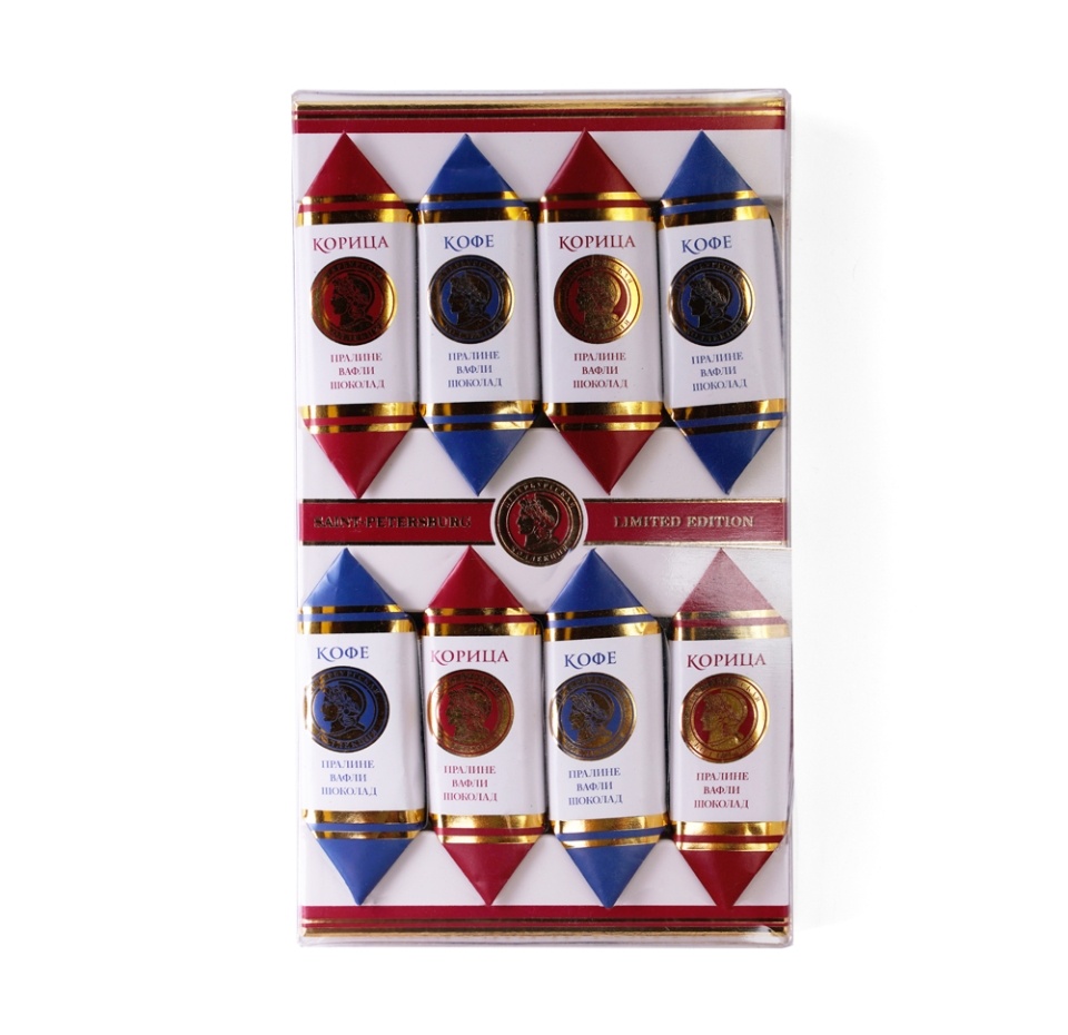 

Конфеты шоколадные Петербургская Коллекция Вафли из орехового пралине с ароматной корицей и кофе 110 г