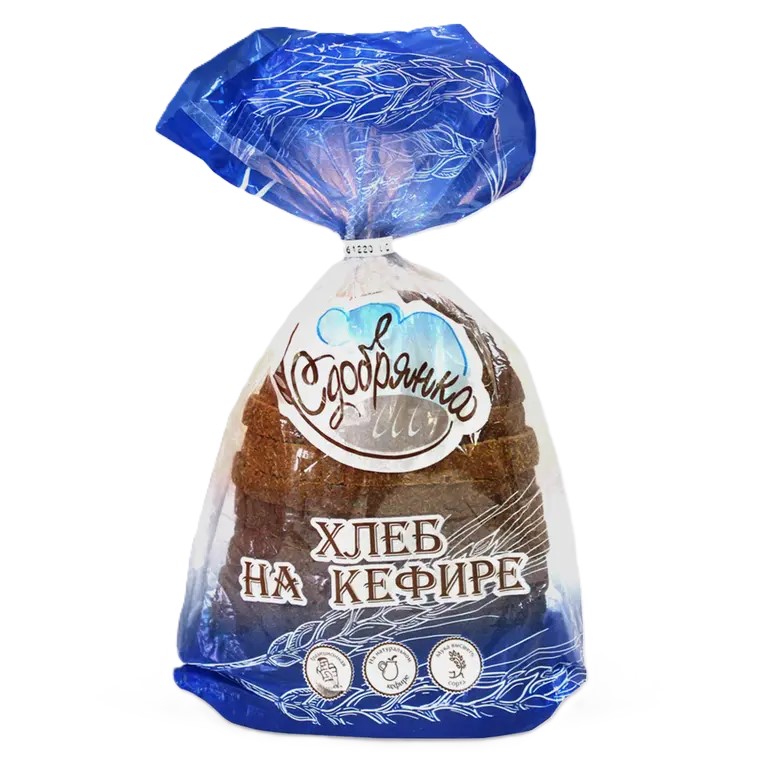 

Хлеб Сдобрянка на кефире нарезка 400 г