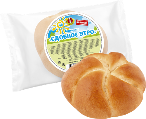

Булочка сдобная Первый хлебокомбинат Сдобное Утро 60 г