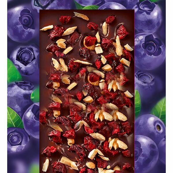 Шоколад Libertad молочный с черникой 80 г