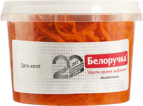 

Морковь Белоручка по-корейски 200 г