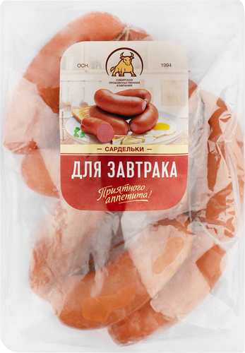

Сардельки Сибирская продовольственная компания Для завтрака вес