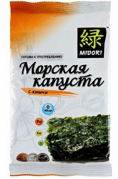Морская капуста Midori с кимчи 5 г