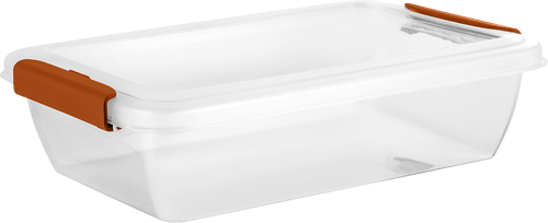 

Контейнер для продуктов Plast Team Helsinki, с защелками, прямоугольный 0.7 л