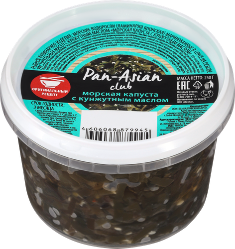 

Морская капуста Pan-Asian с кунжутным маслом 250 г